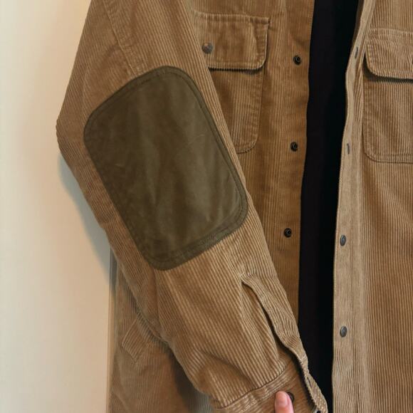 Resistol Rodeo Tan Corduroy Jacket Sz S/M Elbow Patches Western - Picture 3 of 13
